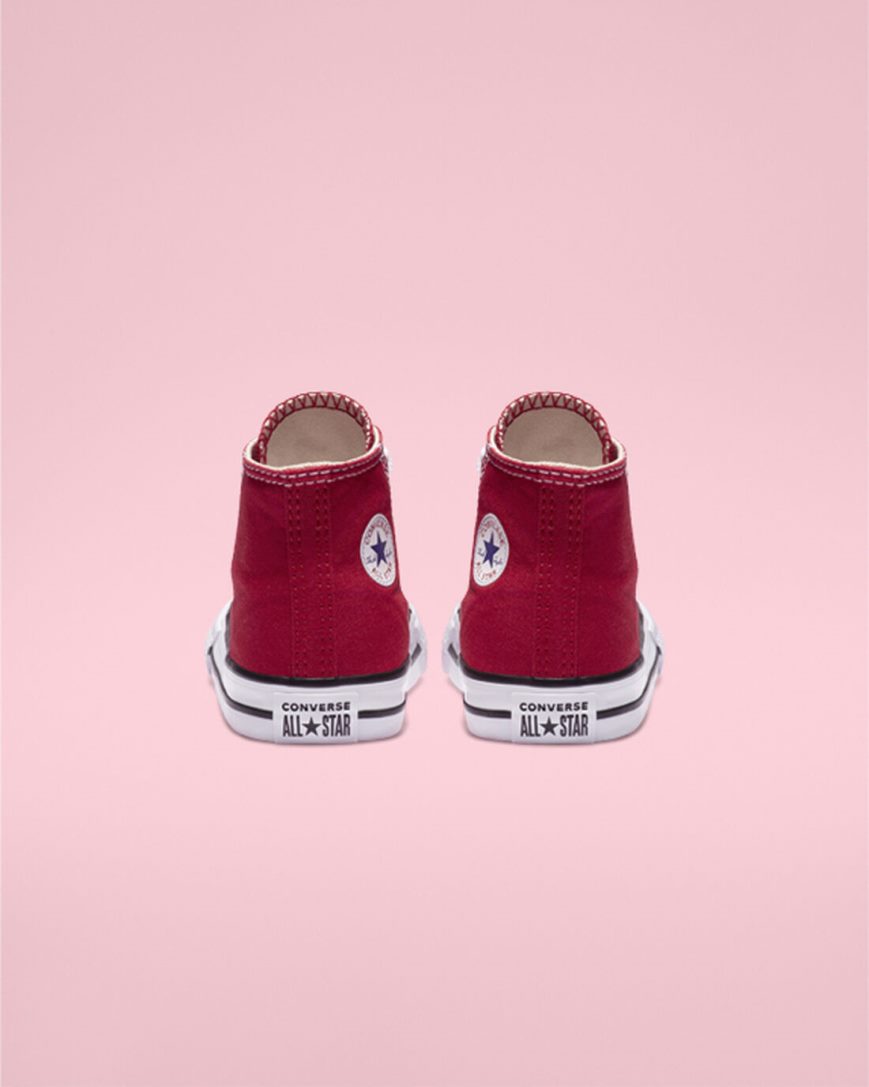 Boys' Converse Chuck Taylor All Star Classic High Top Shoes Red | AU 39601S